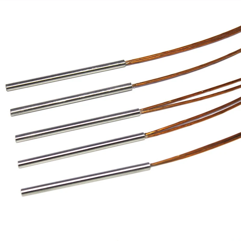 Factory Sale 3mm 3D Printer Heating Element Rod Thermistor 24V 12V Cartridge Heater With Thermostat