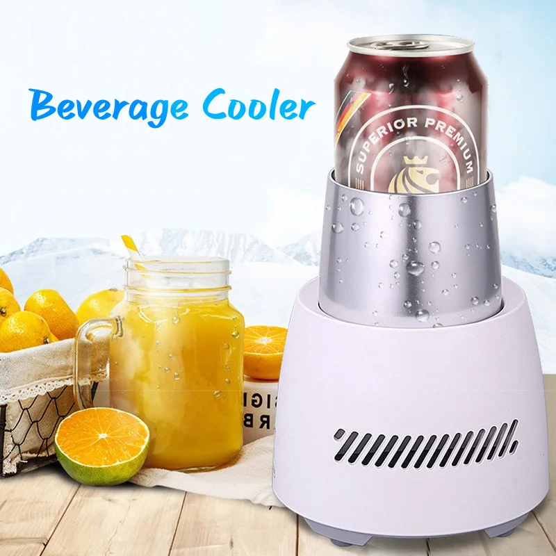 Portable Instant Cooling Cup USB Smart Electric Drink Cooler Cup Convenient Cooling Freezer for Home Kitchen Outdoor Coolers