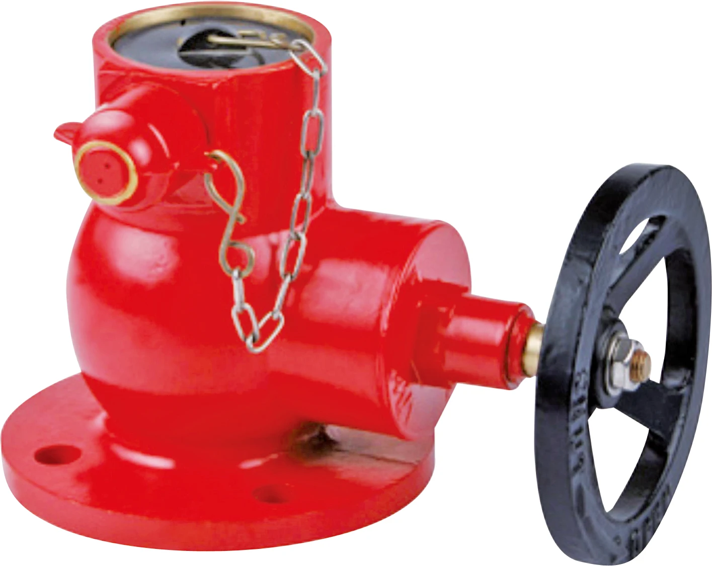 Factory Selling Fire Hydrant 2.5 Inches Brass Oblique Screw Landing Fire Hydrant Indoor Fire Hydrant One Way Valve