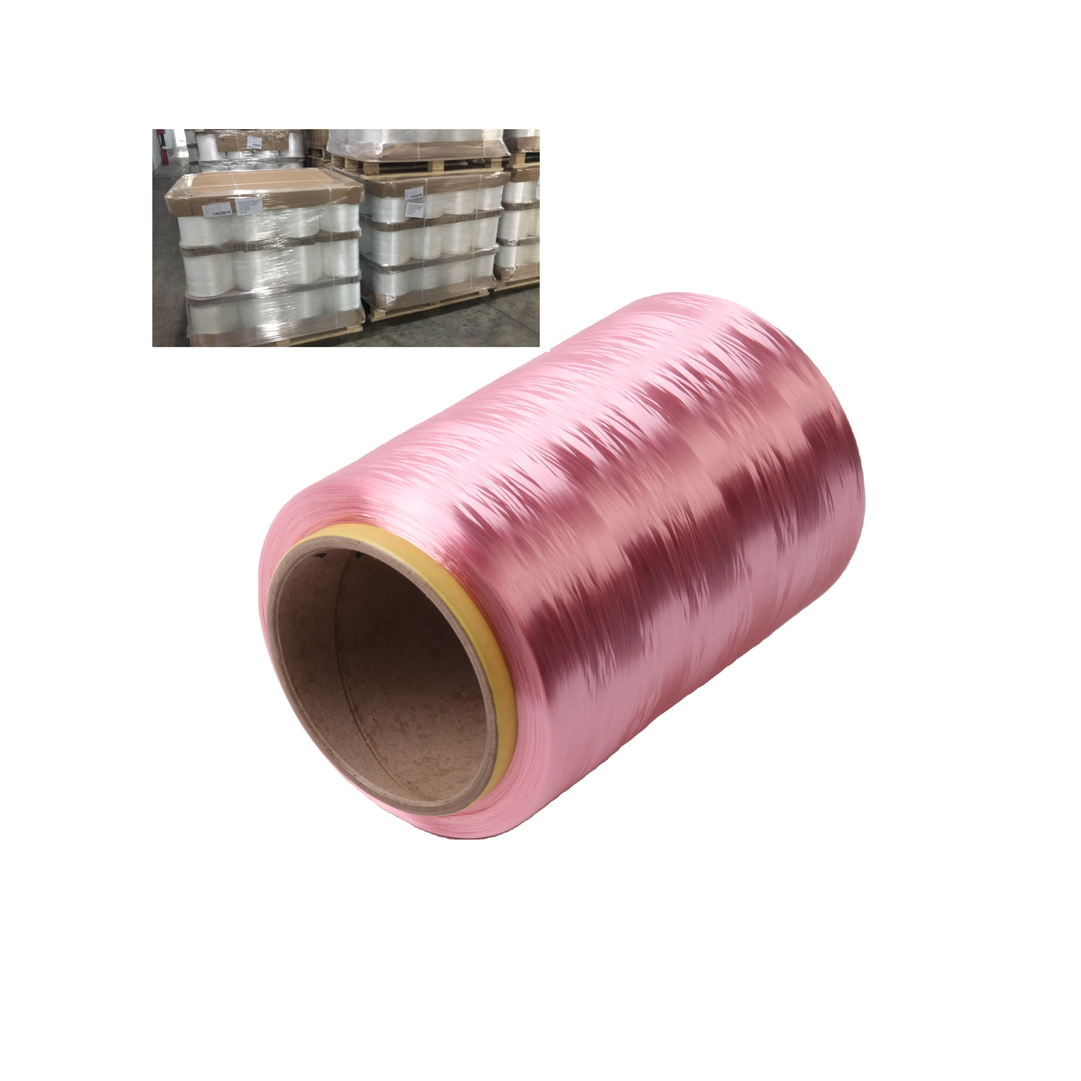 420D dope dyed colors high tenacity nylon yarn pa 66 yarn FDY nylon 6 yarn for pet rope making