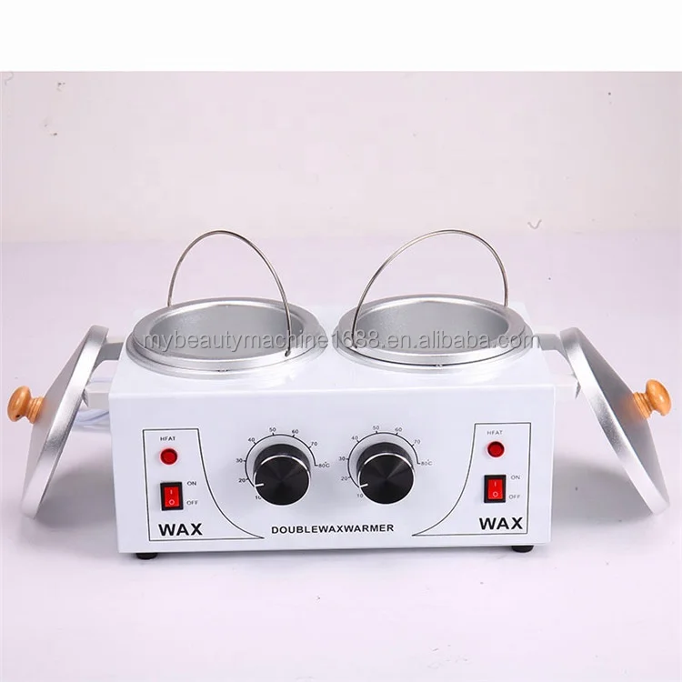 Newest Professional Hair Removal Wax Pot Warmer Wax Heater 1000cc Double Wax Melting Pot Machine