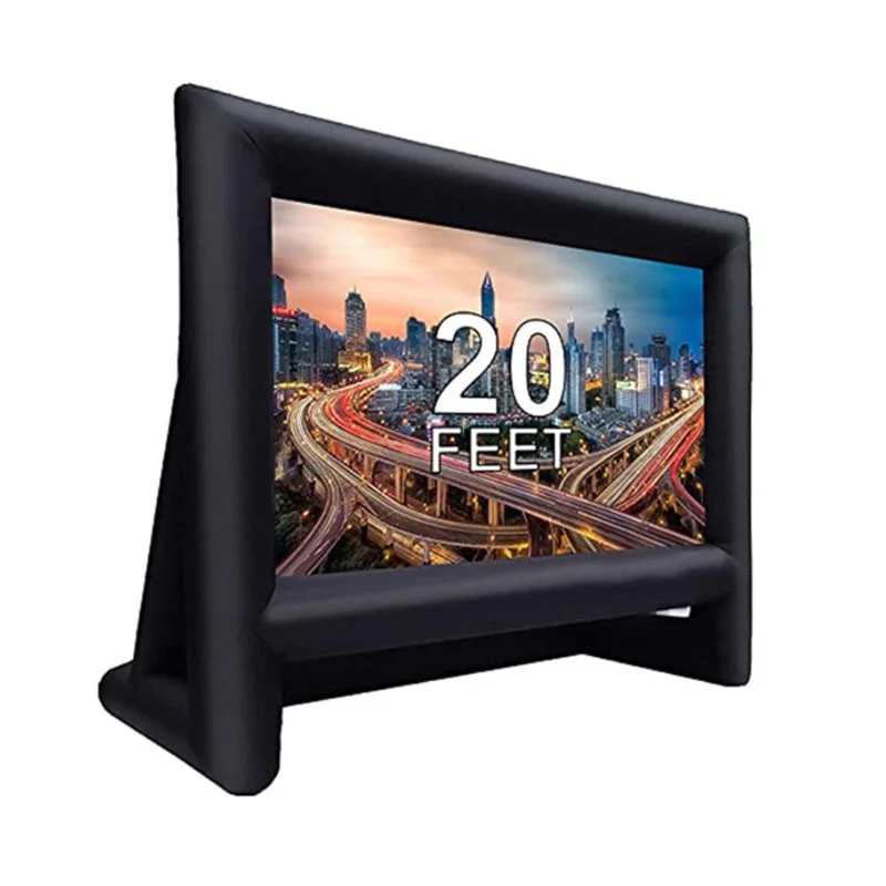 Inflatable Outdoor Air Screen 14FT 16FT 18FT Inflatable Movie Theater Screen