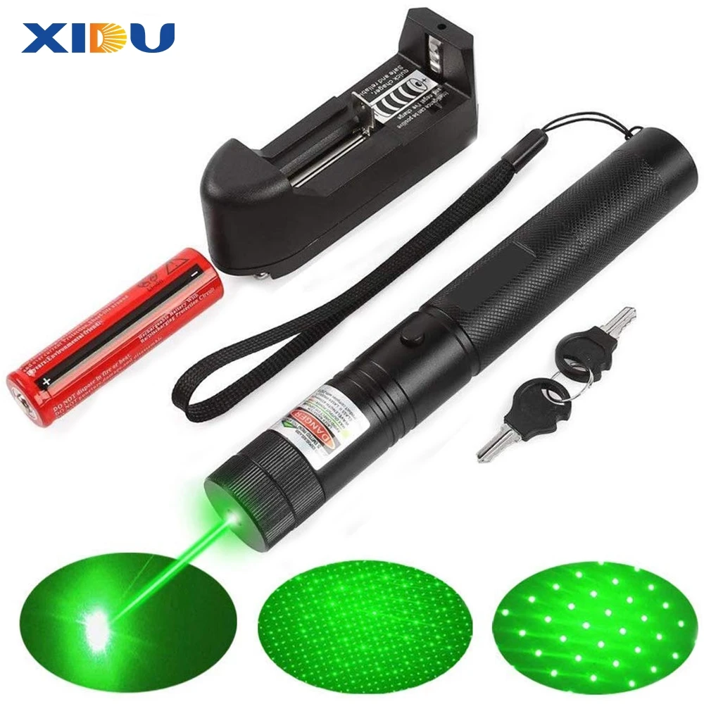XIDU Wholesale Green Laser Sight Laser 303 Pointer High Powerful Device Adjustable Focus Lazer Laser Pointers Pen