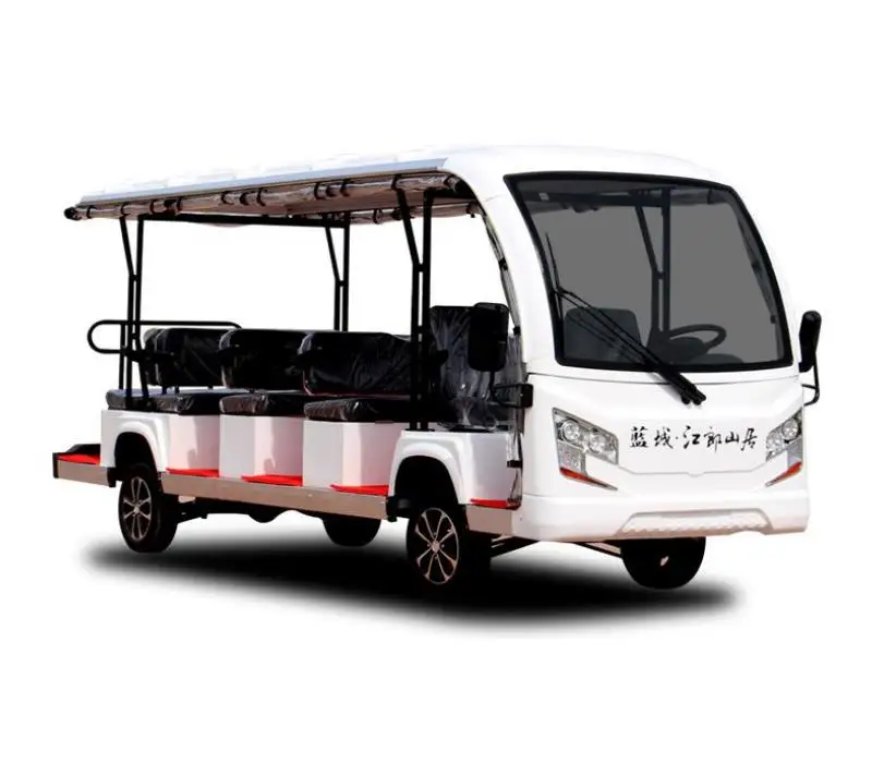 100% Циндао Китай заводской поставщик туристического автобуса 17 местный Электрический туристический автомобиль