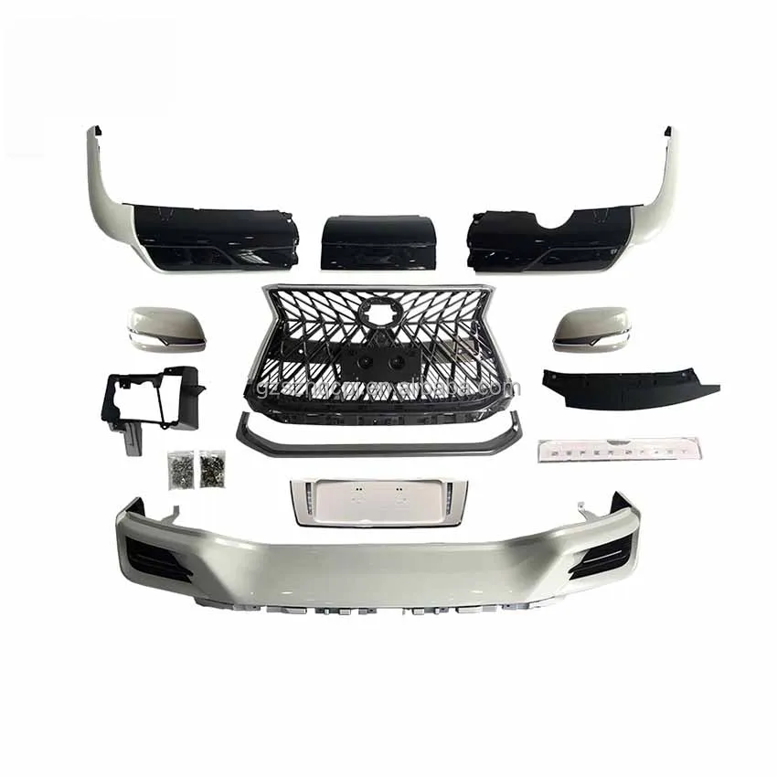 front Bumper body kit 2019 for Lexus LX570 to TRD rear lip Facelift Modification Air Intake Grille Exterior Accessories