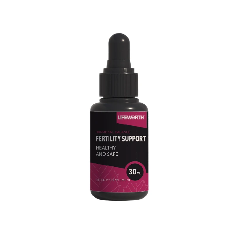 Lifeworth OEM Private Label 60ML Vegan Brain Supplement 500mg Ashwagandha Mushroom Tincture Drops for Man Fertility Support