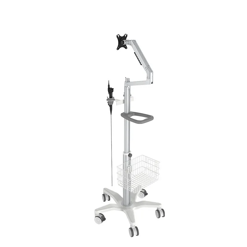 Direct sale lightweight hospital emergency cart durable medical tablet endoscopic trolley