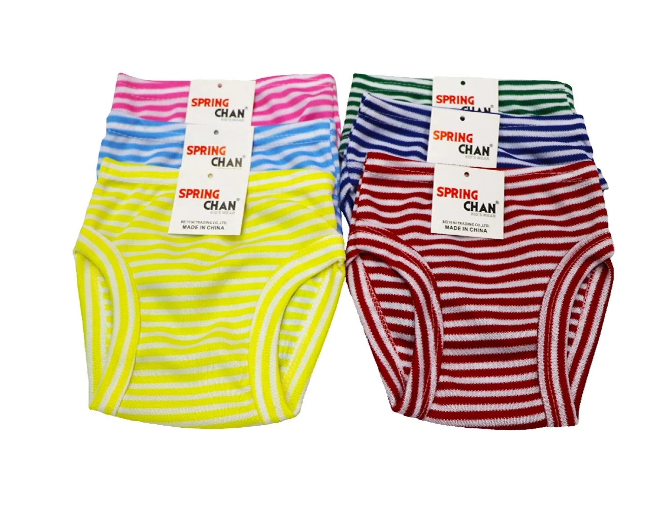 
New hot style girl children striped briefs 