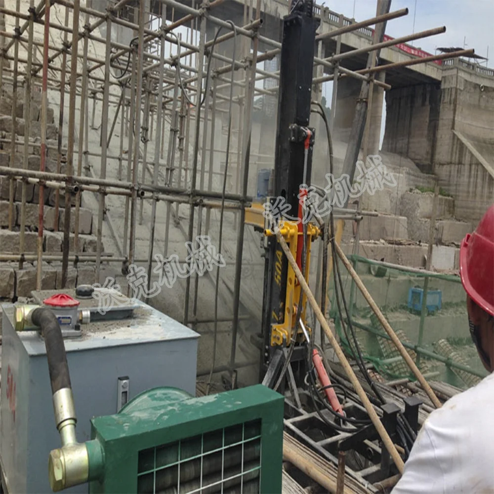 WKMG-40 small mobile anchoring drilling machine for slope reinforcement or earth solidification