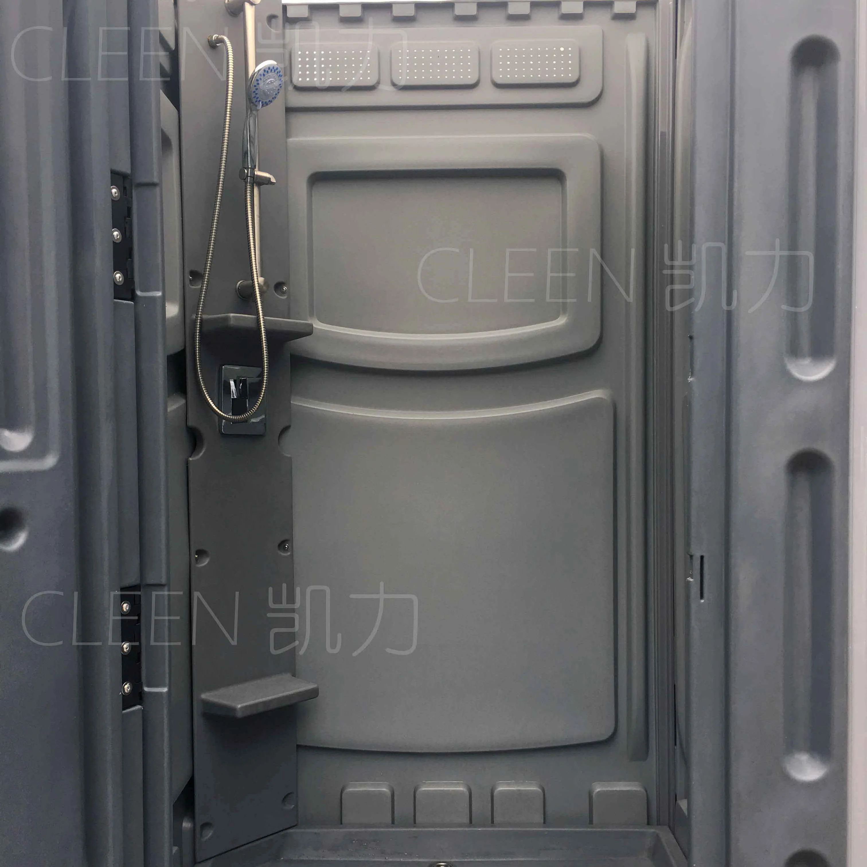 portable bathrooms movable shower unit plastic taking water side plate for shower room one outside China price lowest