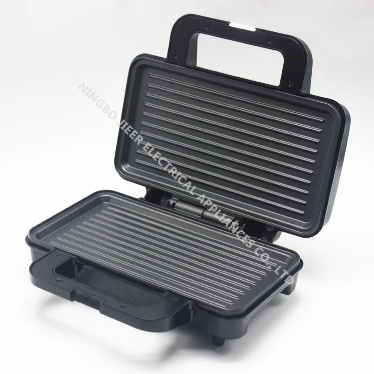 ETL Auto Temperature Control Electric Light Smoke 2 Slices Non-Stick Detachable Plates Steak Sandwich Waffle Maker Machine