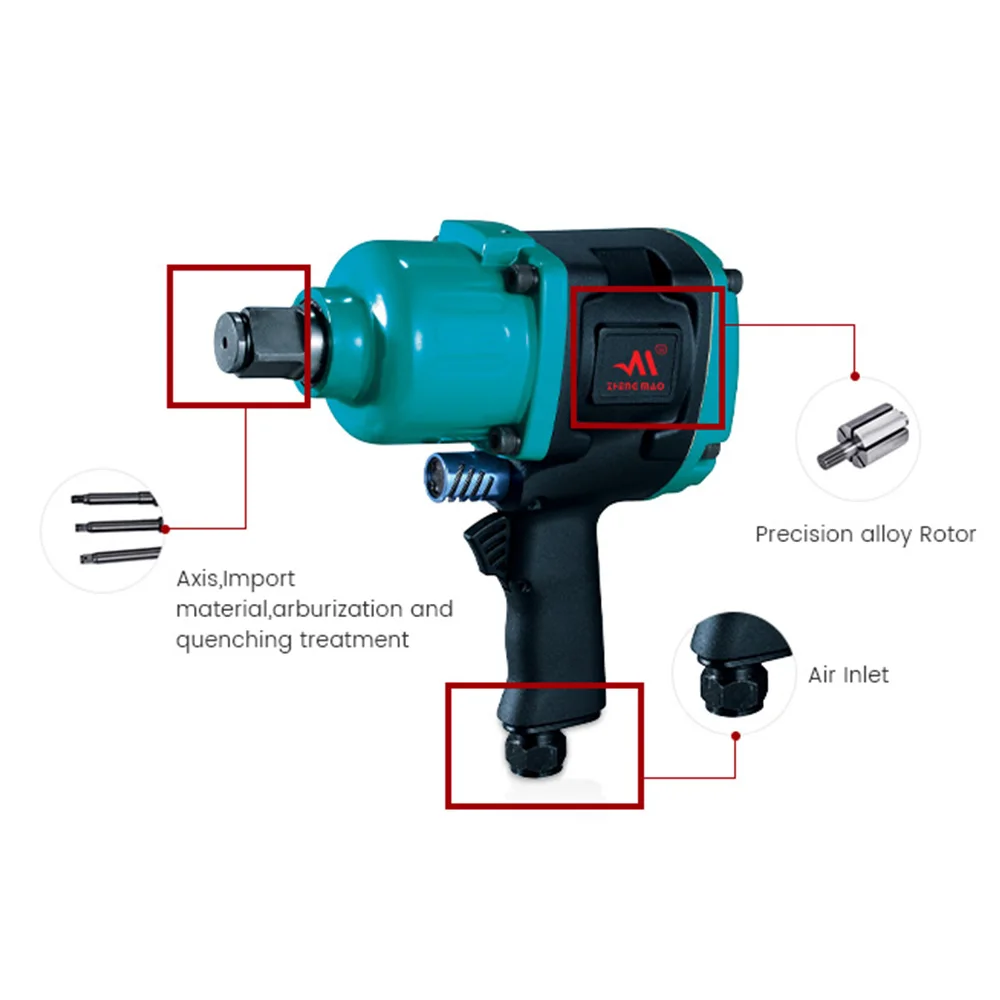 Tool Shop New Short Shaft Pneumatic Power Air Impact Wrench Tool Sets