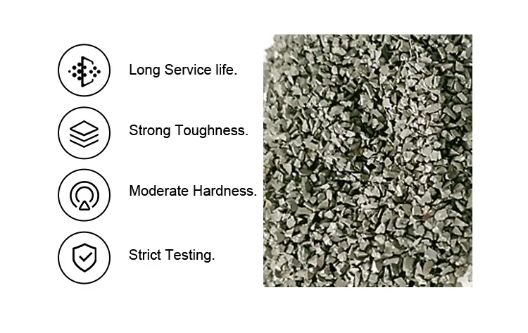 Sand blasting steel grit GP80 shot good abrasive price