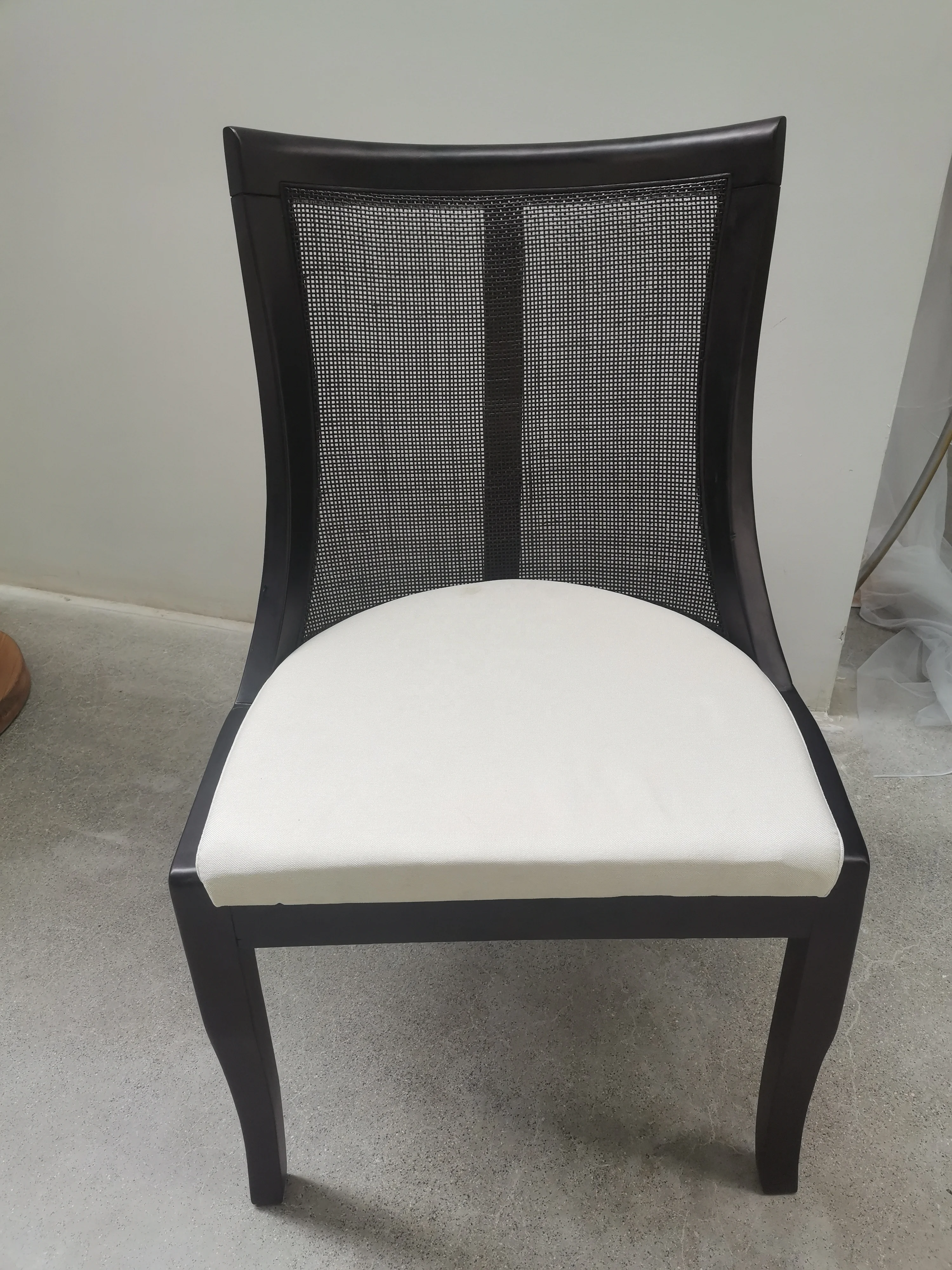 Wedding Event Stackable Rental Banquet PP Resin Plastic Cane Wicker Rattan Dining Chair