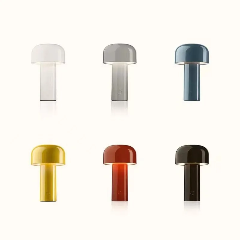 Postmodern Art Style Hotel Guest Room Decor Night Light Mushroom Kids Table Lamp