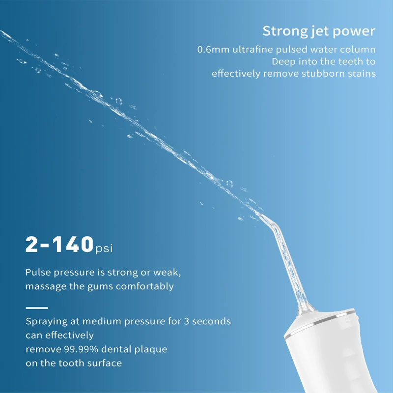 Tooth Care 180ml Water Tank Waterproof Portable Tooth Cleaner Dental Flosser Water Dental Water