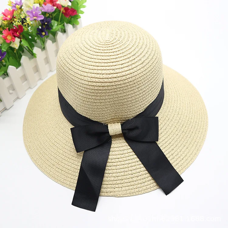New Style Straw Weaving All-match Summer Beach Hats Travel Sunscreen Fashion Sun Straw Hat For Women