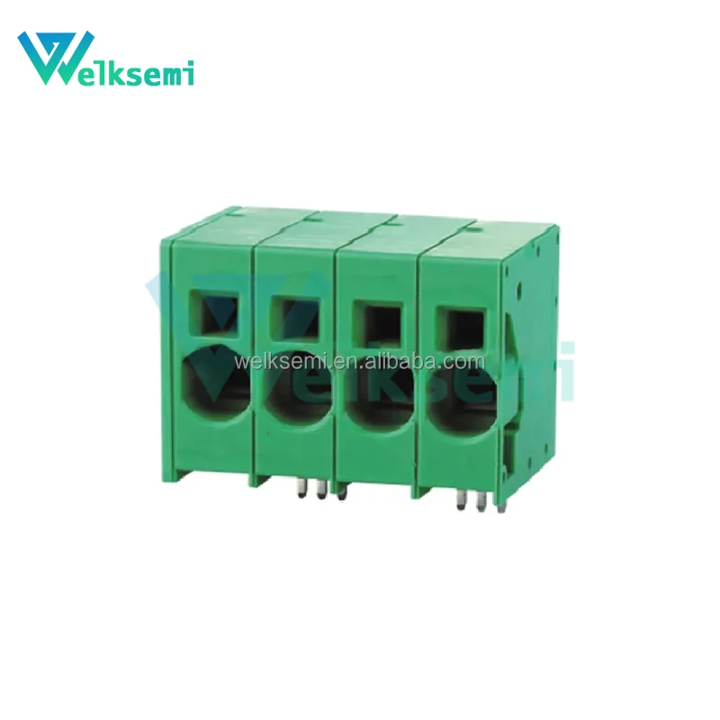 Welksemi PCB Connector KF205RA-10.0  in 10.0mm pitch dual row pin Spring Terminal Block