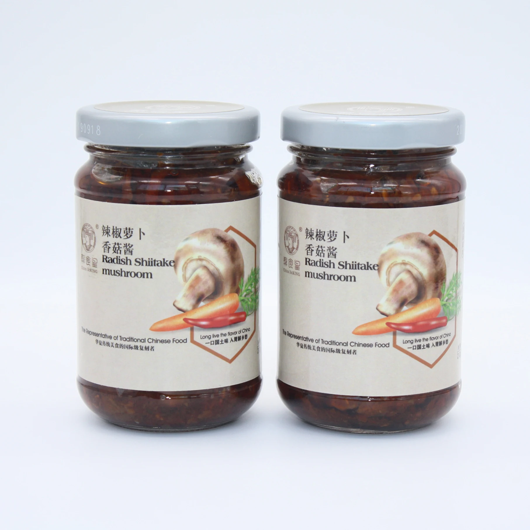 Natural Shiitake Mushroom Sauce with Chili and Radish Flavor