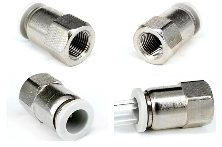 Producer Direct Supply BSP ANSI Hydroponic Brass Copper Metal Cable Parts Plug Coupling Pneumatic Hose Tube Connector Fittings