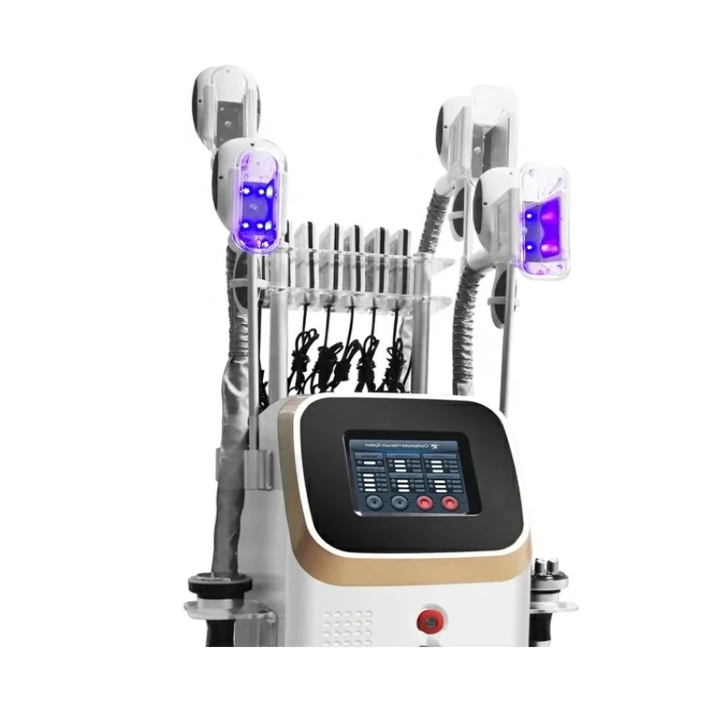 4 hand pieces cryo lipolysis vacuum lipolysis fat burning machines