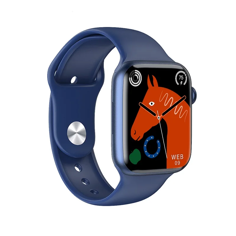 Smart Watch IP68 Waterproof Smartwatch with 2inch Full Round IPS Screen Heart Rate Monitor Fitness Tracker