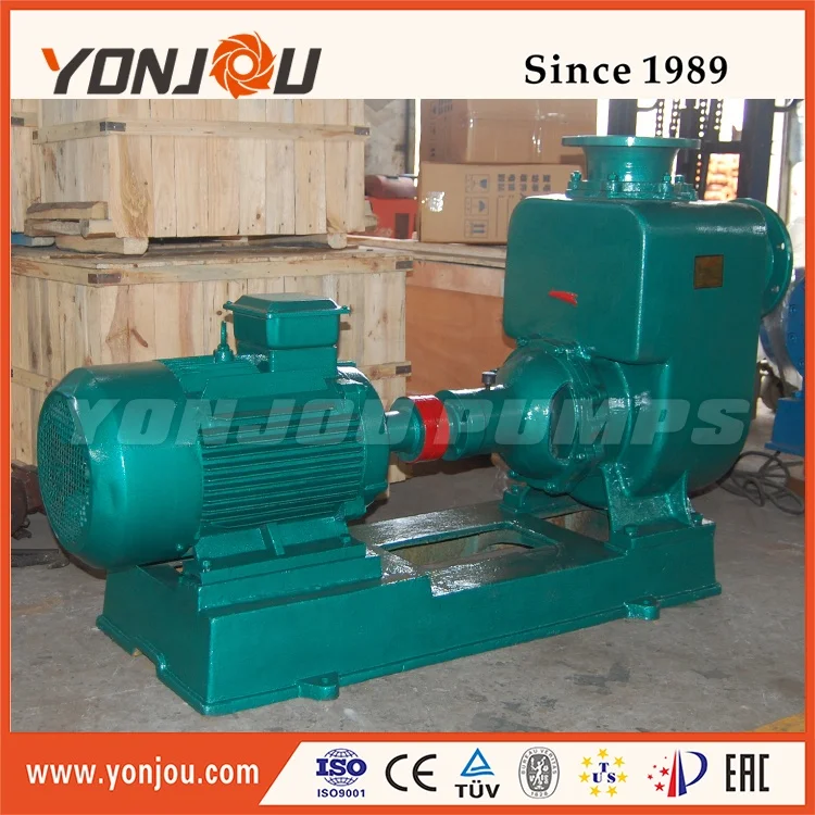 Self-priming Centrifugal Marine Bilge / Ballast Pump Electric Cast Iron Horizontal 3 Hp Oil and Marine 100% Copper Wire 40 Mm