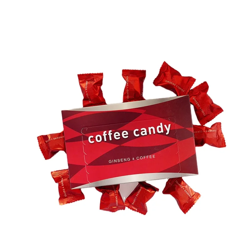 OEM  Herbal Ginseng Coffee Candy for male sexual enhancement