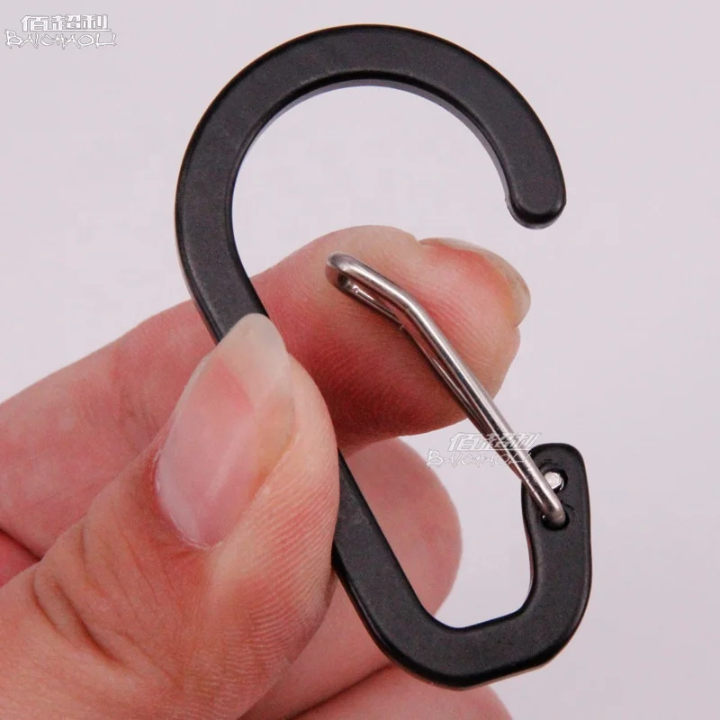 BAICHAOLI 5 D flat Wire buckle Aluminum alloy many colors carabiner hooks