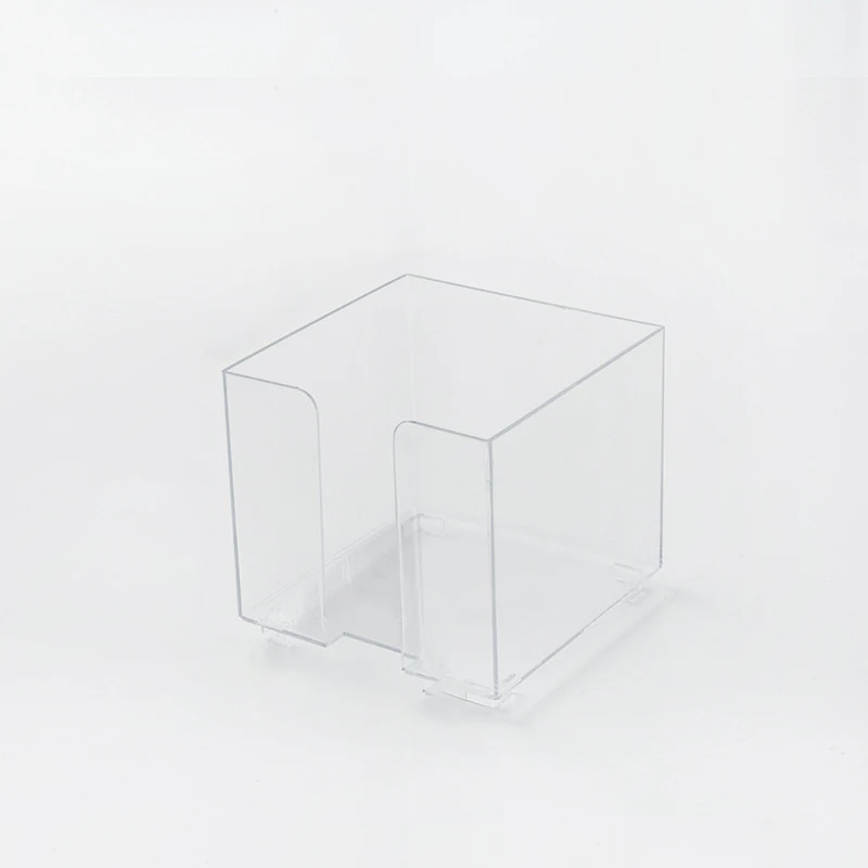 Wholesale Custom Simple Transparent Note Storage Box Acrylic Large Capacity Storage Box