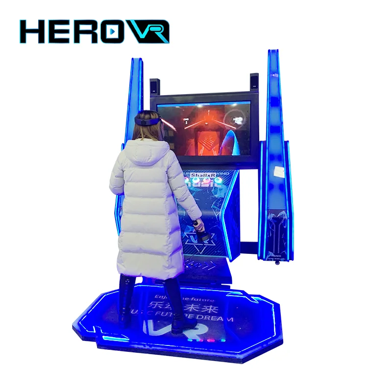 Amusement Street VR Virtual Reality Game Kids Happy Sports Boxing Game Arcade Dance Machine For Sale