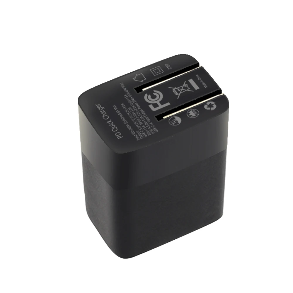 Greatpower Заводская поставка 45 Вт технология GaN PD QC 2 порта дорожное настенное зарядное устройство адаптер складной GaN 45 Вт