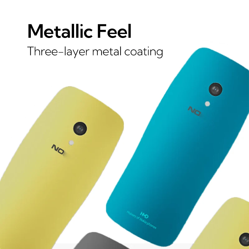 Original Noki-a 3210 4G Feature Phone 2.4 Inch 2MP Camera FM Radio 1450mAh Bettery Dual SIM Push-button Mobile Phone Type-C Port