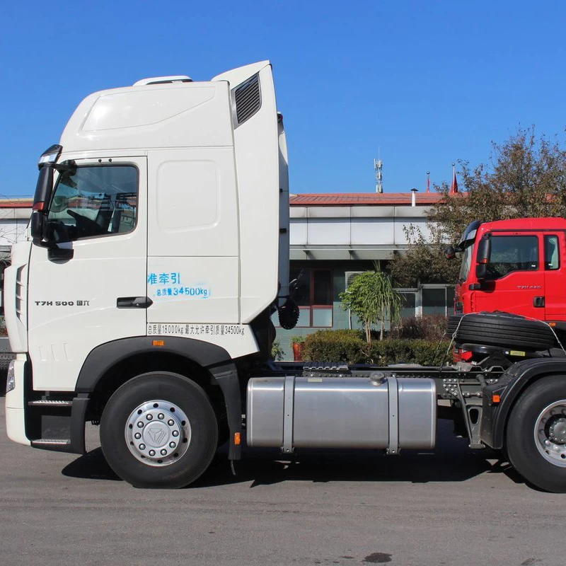 2016-2021 Howo tractor truck 4x2 6X4 371 430hp Prime Mover howo A7 T7H Heavy Tractor Head for Zambia