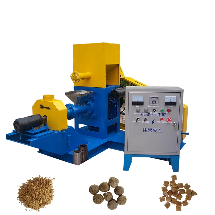 Low Cost Floating Fish Food Small Electric Scale Floating Fish Feed Pellet Extruder Maker Machine