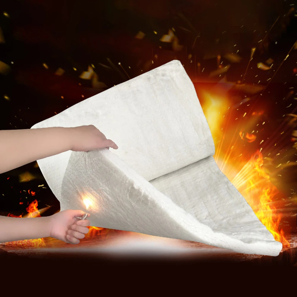 1260 Ceramic Fiber Blanket With Good Resiliency And Low Thermal Conductivity