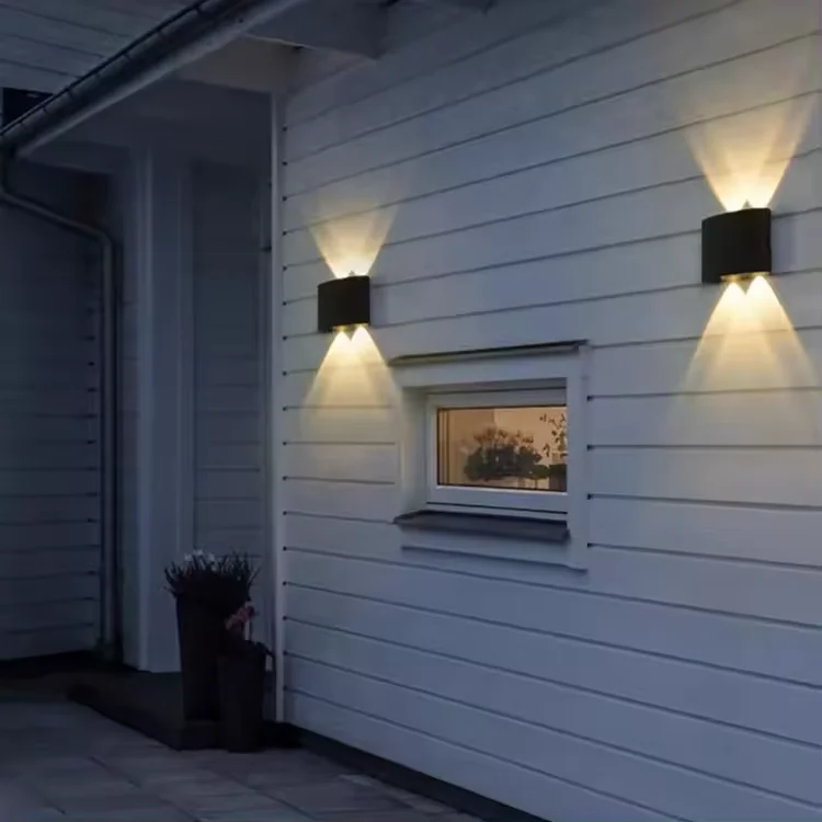 IP54 Modern Interior Outside Wall Mounted Exterior Fancy Fixtures Outdoor Waterproof Wall Light/outdoor Wall Lamps/Led Wall Lamp