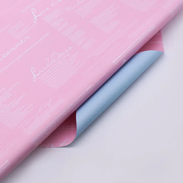 Wholesale White Foil Custom Printed Wedding Birthday Gift Wrapping Paper Flower Wrapping Tissue Paper Roll For Packaging
