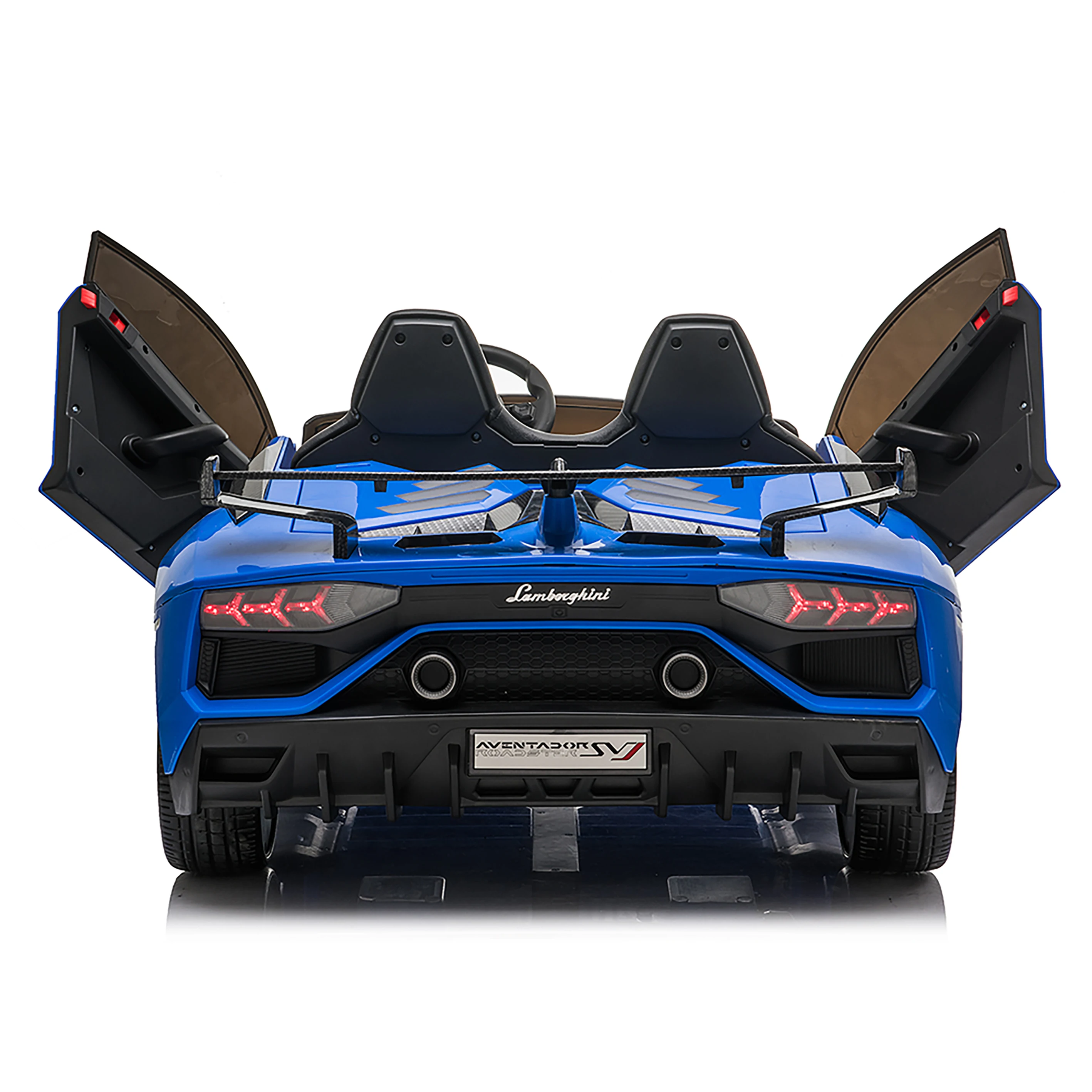  Лицензированный электрический автомобиль Lamborghini чжурный SVJ на два сиденья для детей 3-8