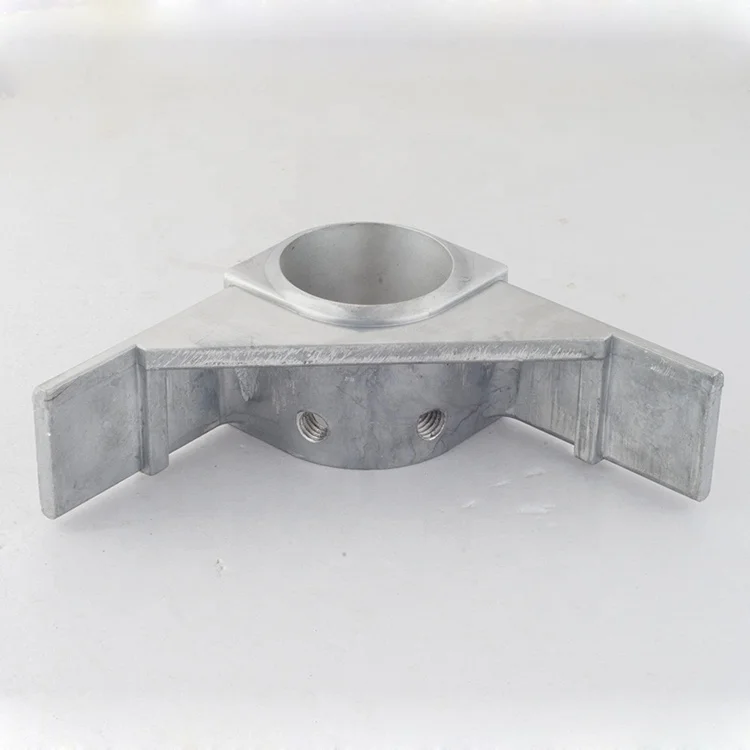 Polished Aluminum Corner Cross Brace Tube Connector Fittings