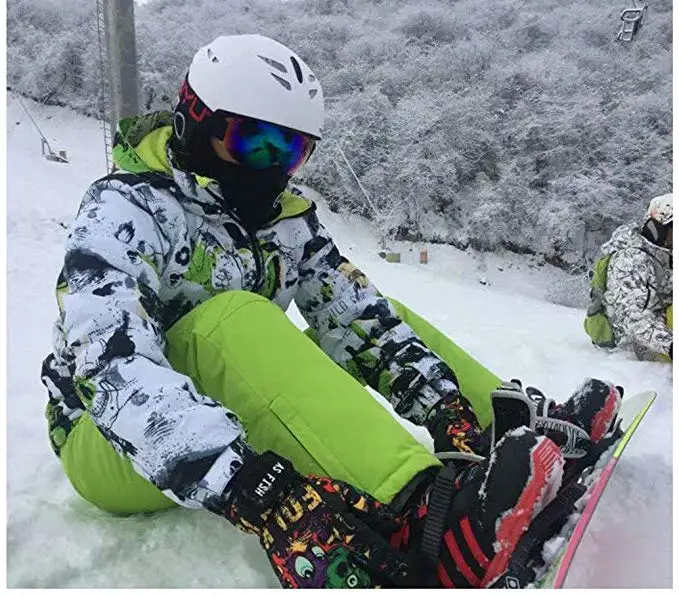 Горячая Распродажа Лыжная куртка из двух предметов зимние уличные спортивные мужские водонепроницаемые лыжные костюмы