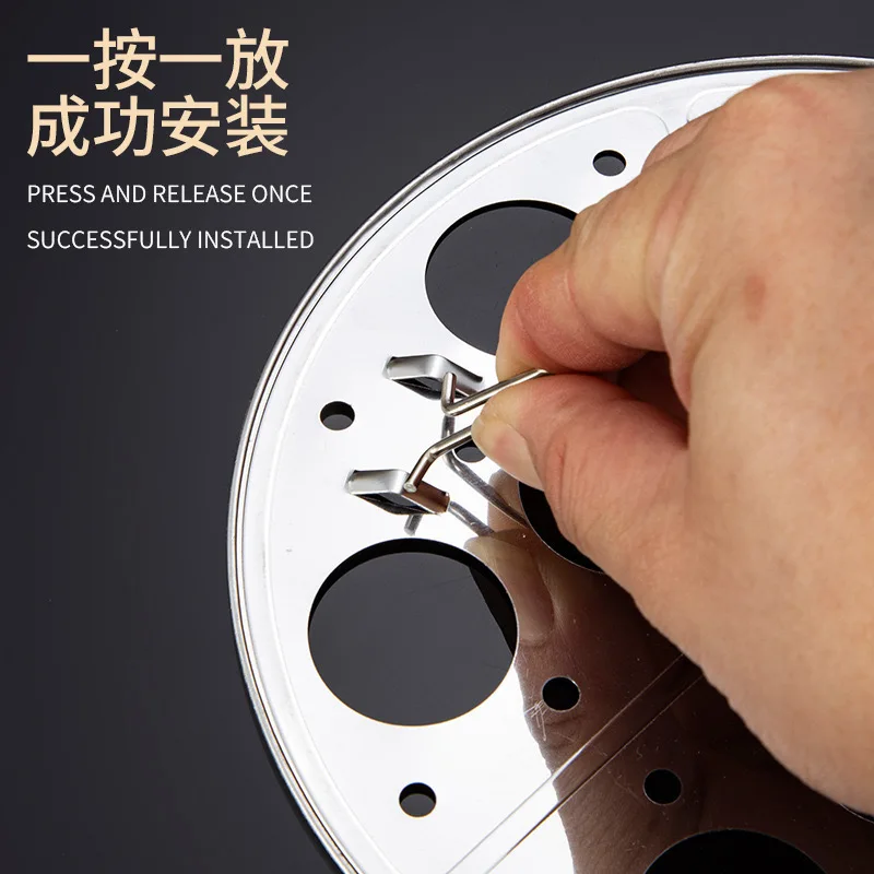 Stainless Steel Water Steaming Rack Foldable Egg Steaming Rack house hold Kitchen Multi-function Rack