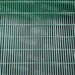 High Security Powder Coated 358 Perimeter Wire Mesh Anti-Climb  Railway Station Fence Panel
