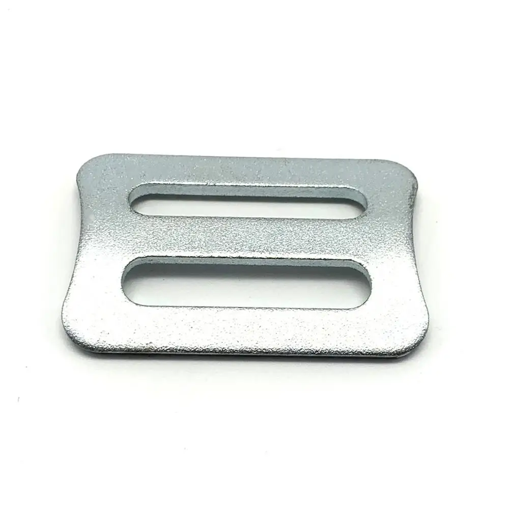 Flat Type High Strength Carbon Steel Adjuster Slide Buckle for 50mm Strap