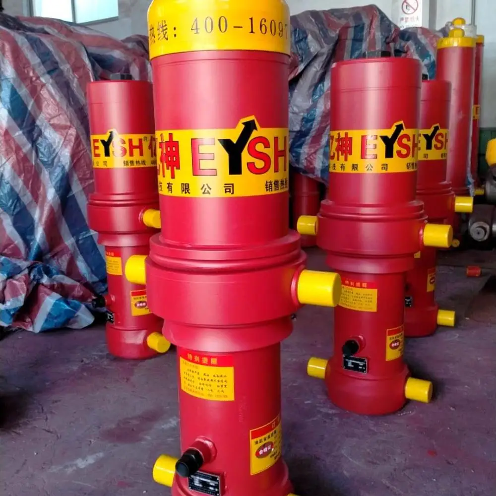 Hydraulic cylinder for truck