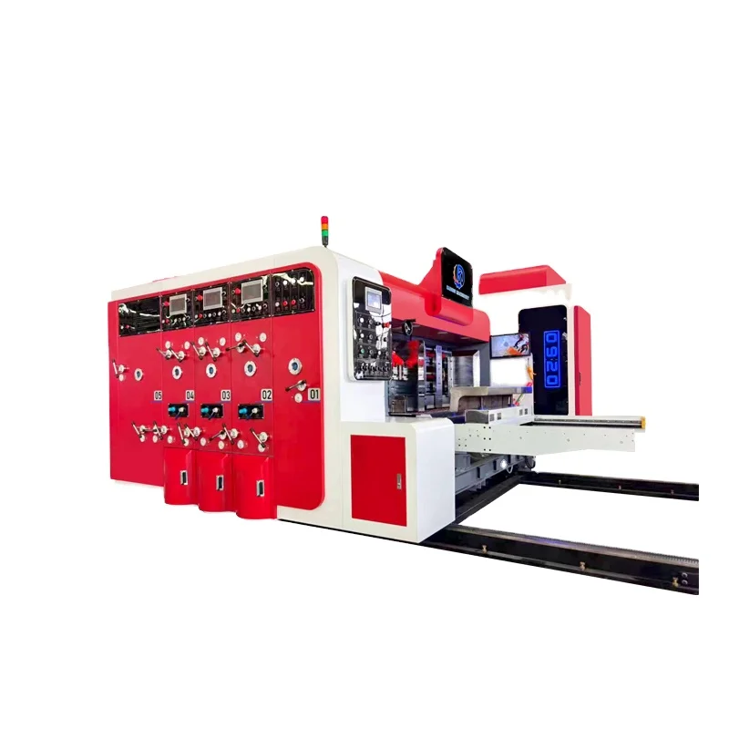 Frount Edge Auto Feeding Carton Box Die Cutting Machine With 200 Sheets Per Min Working Speed