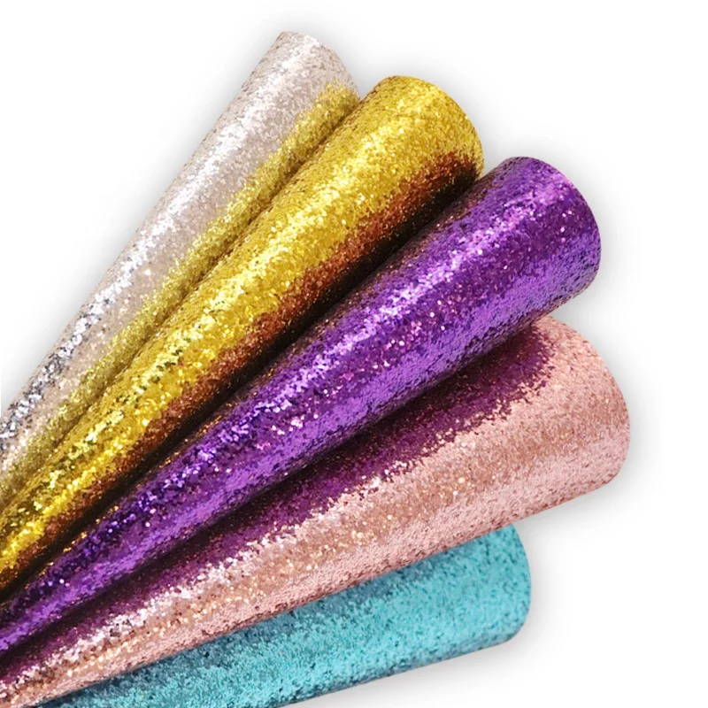 Wholesale High Quality Multi Color Glitter Paper 180gsm Glitter Cardboard