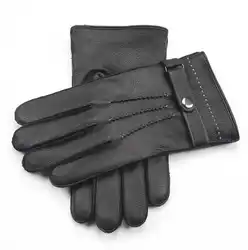 Wholesale high quality factory pew leather gloves men winter driving gloves winter gloves