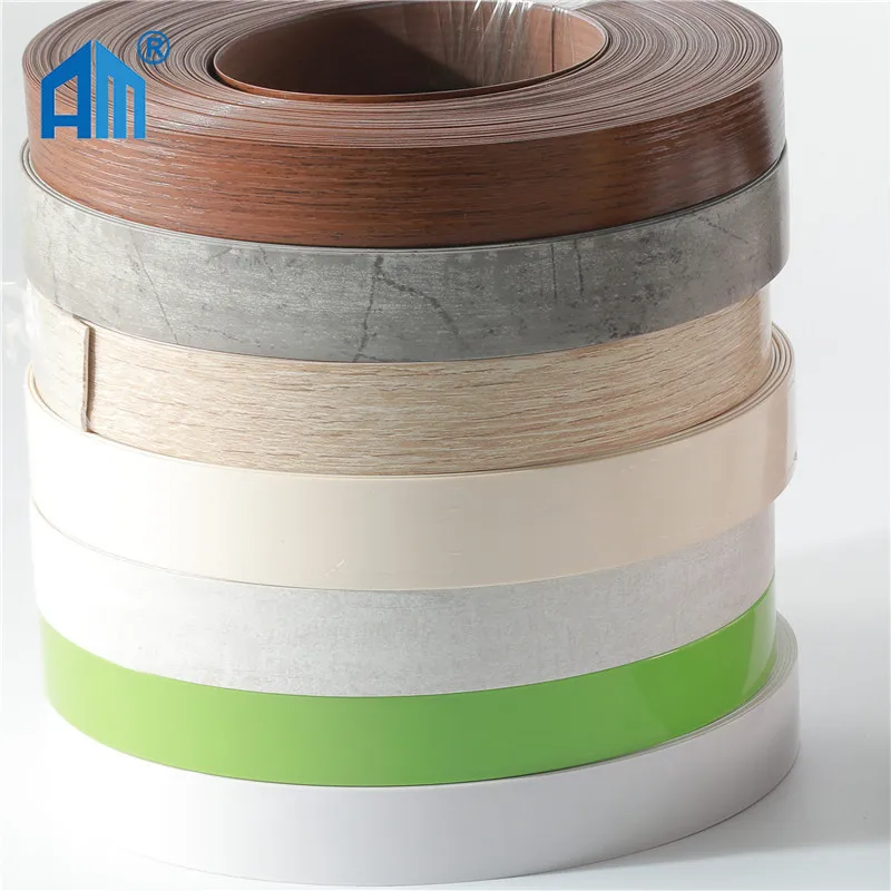 Matt White Solid Color Cabinet Decoration PVC Edge Banding Metal Furniture Trim