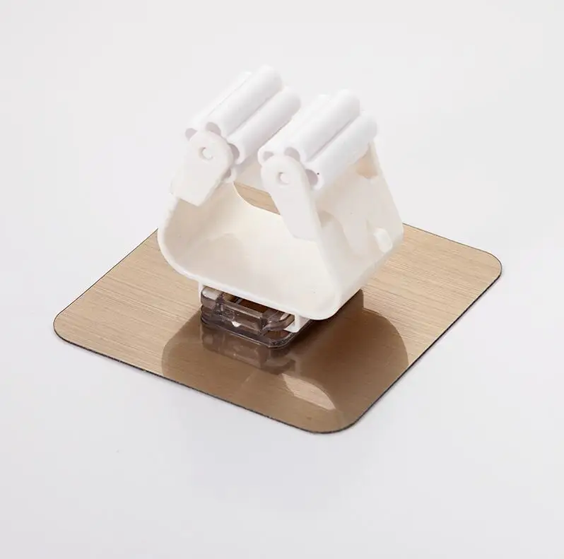 Adhesive Multi-Purpose Hooks Wall Mounted Mop Organizer Holder Broom Hanger Hook Kitchen Bathroom Strong Hooks